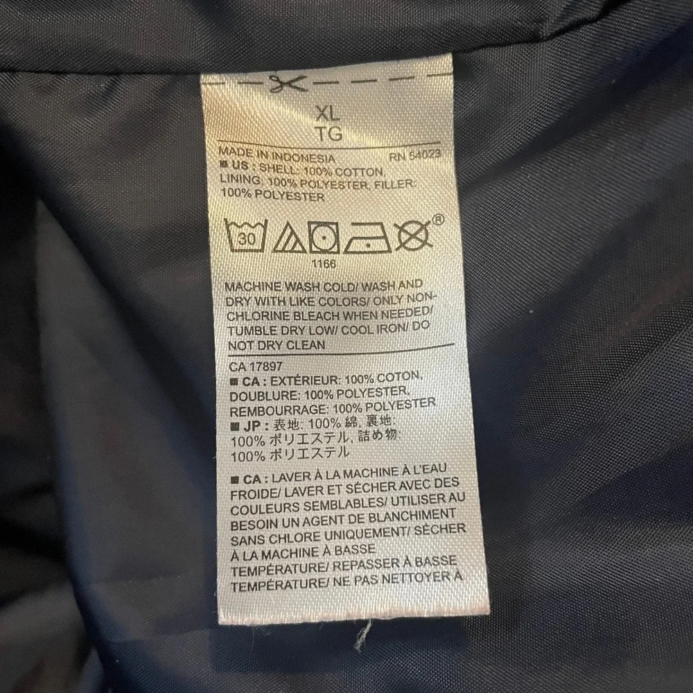 Banana Republic Men's‎ Quilted Heather Blue Vest Size XL